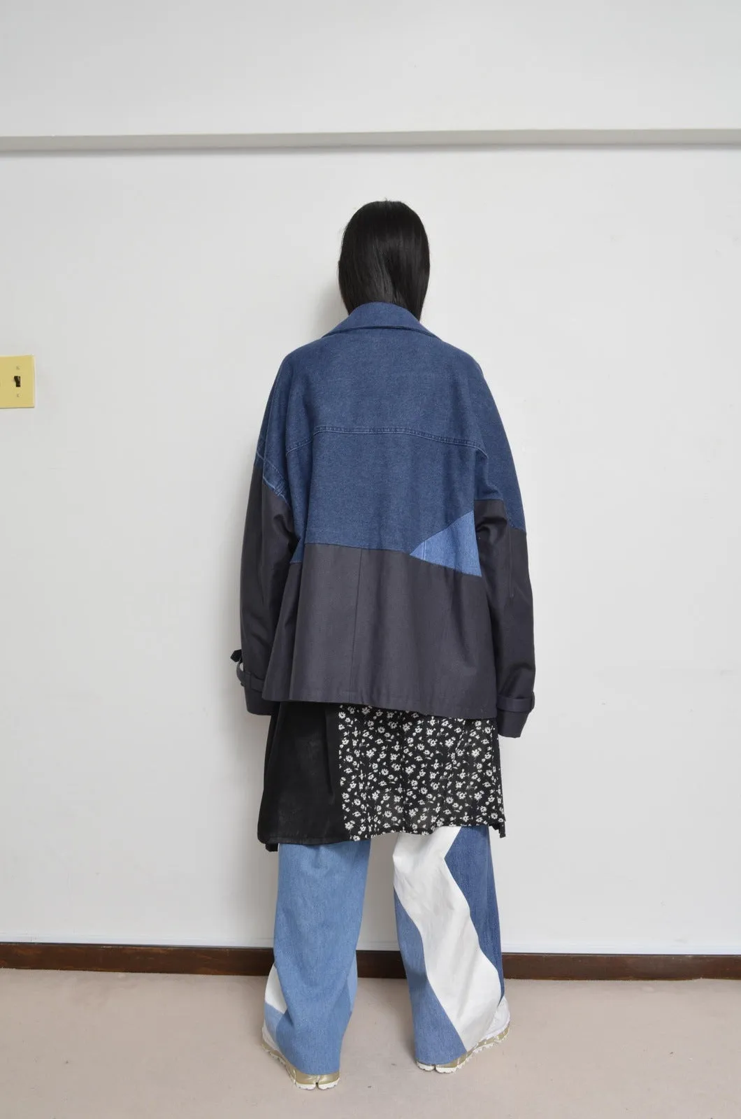 DENIM UNE UNE TRENCH COAT/SHORT_02_A