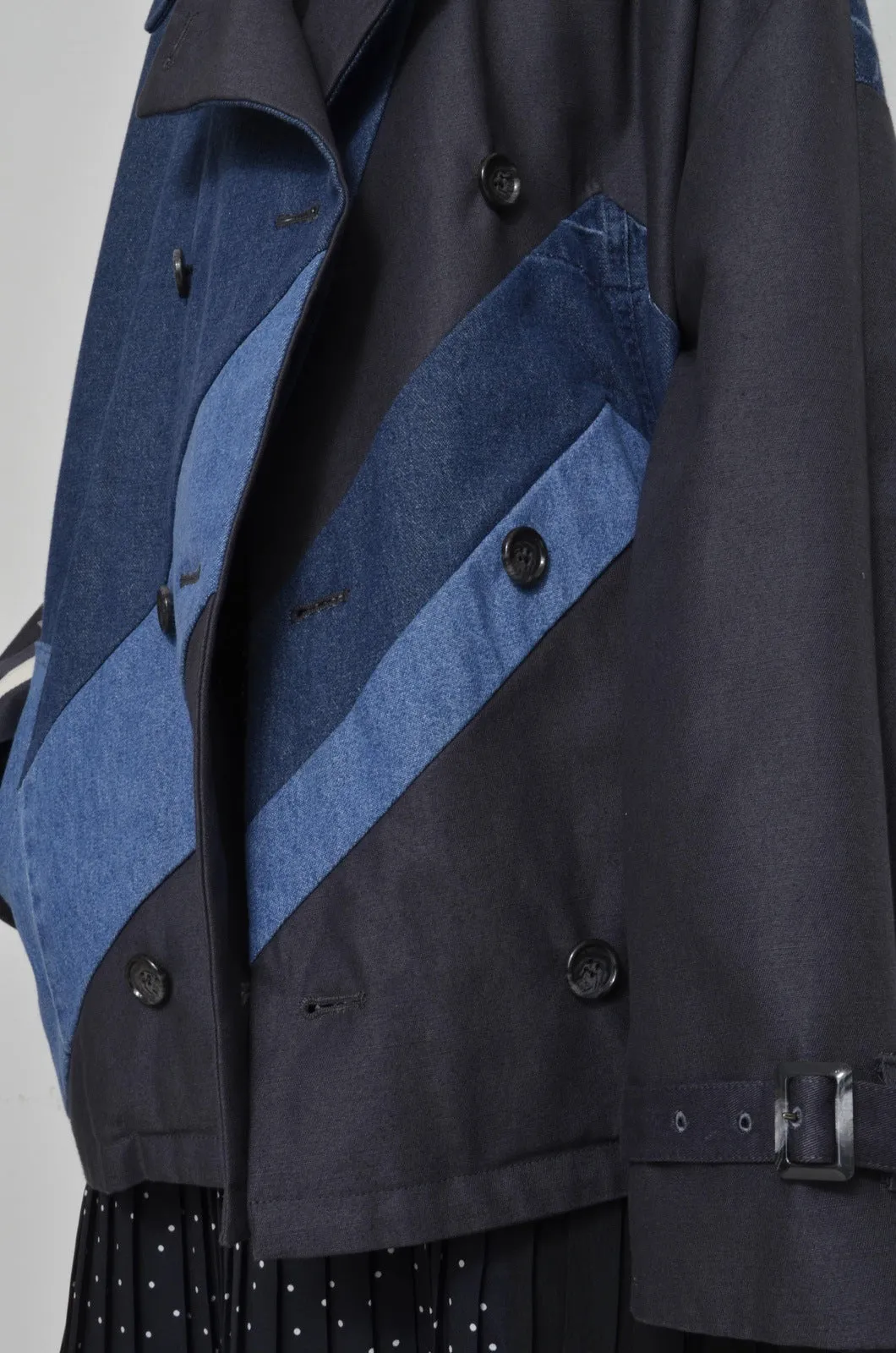 DENIM UNE UNE TRENCH COAT/SHORT_02_A