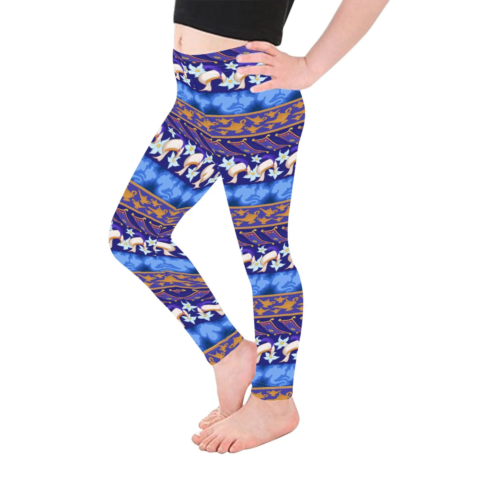 Disney Aladdin Arabian Princess Line Kid's Leggings