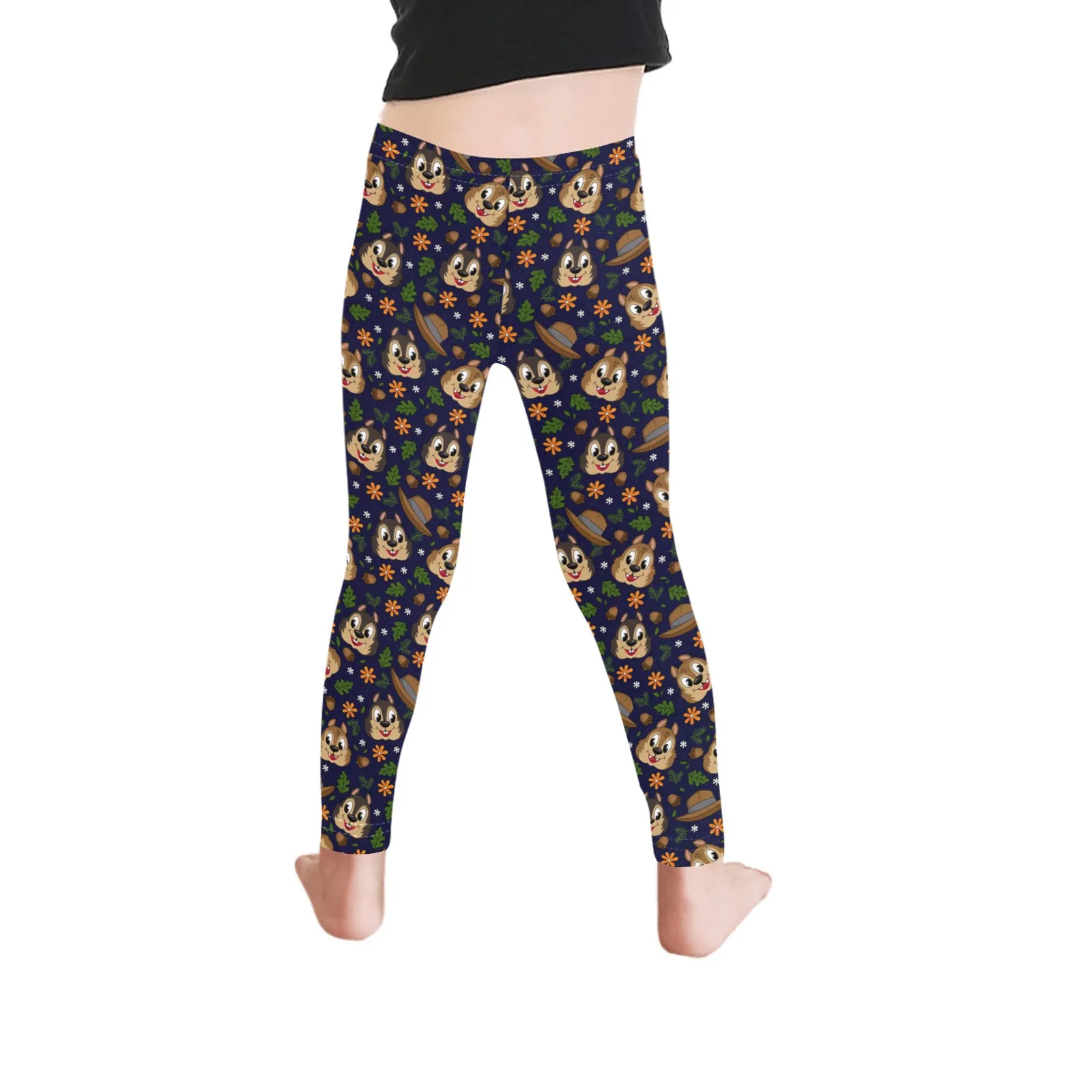 Disney Chip And Dale Chipmunks Kid's Leggings