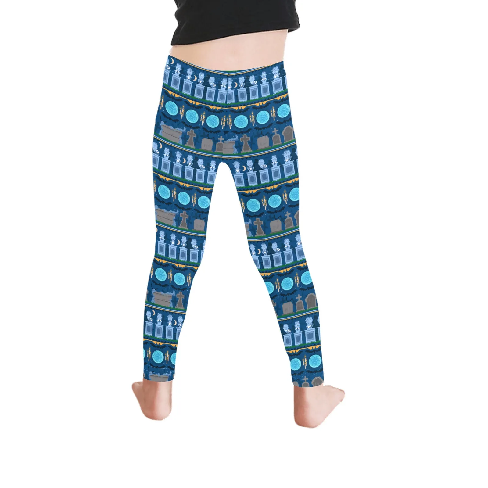 Disney Haunted Mansion Haunted Line Kid's Leggings