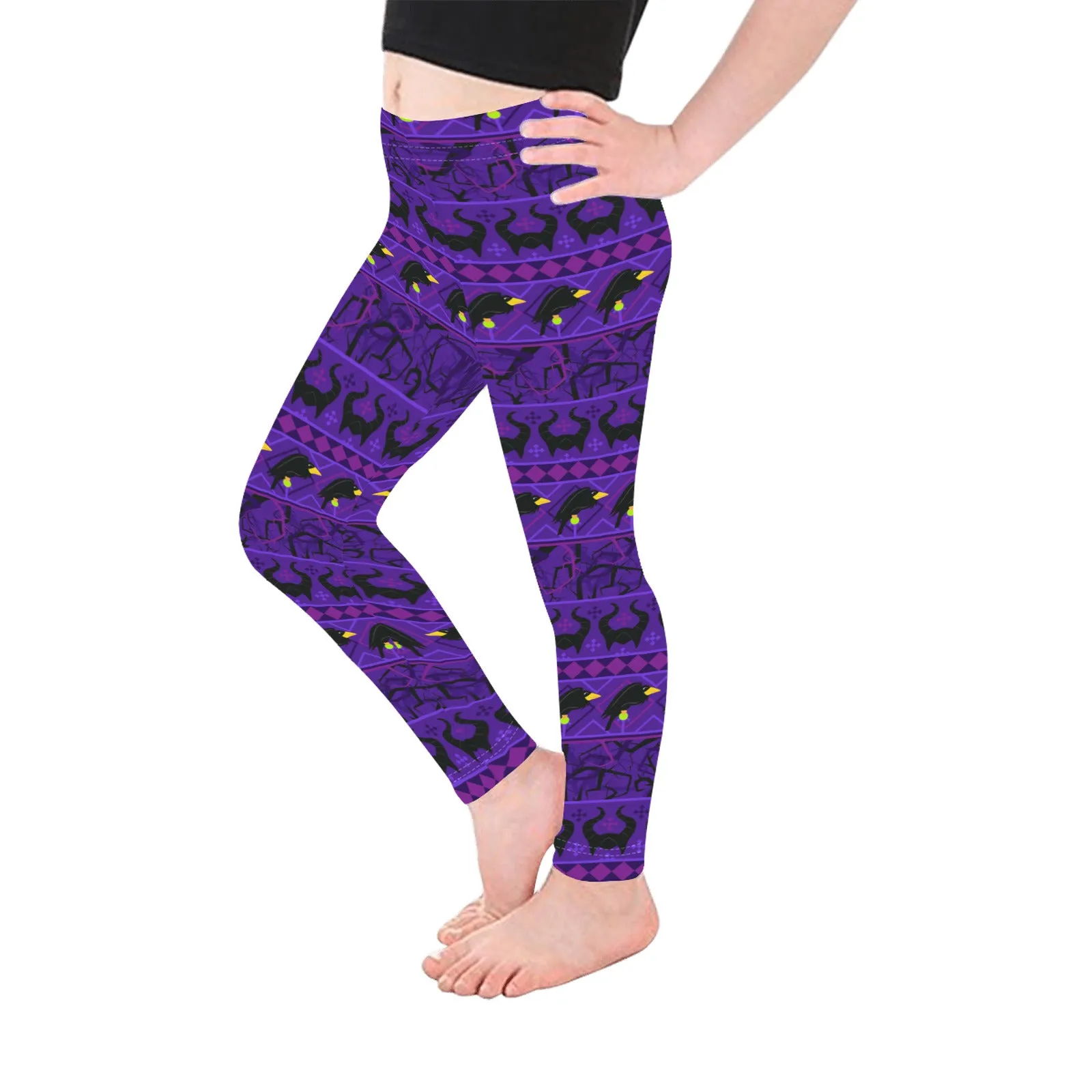 Disney Maleficent Mistress Of Evil Line Kid's Leggings