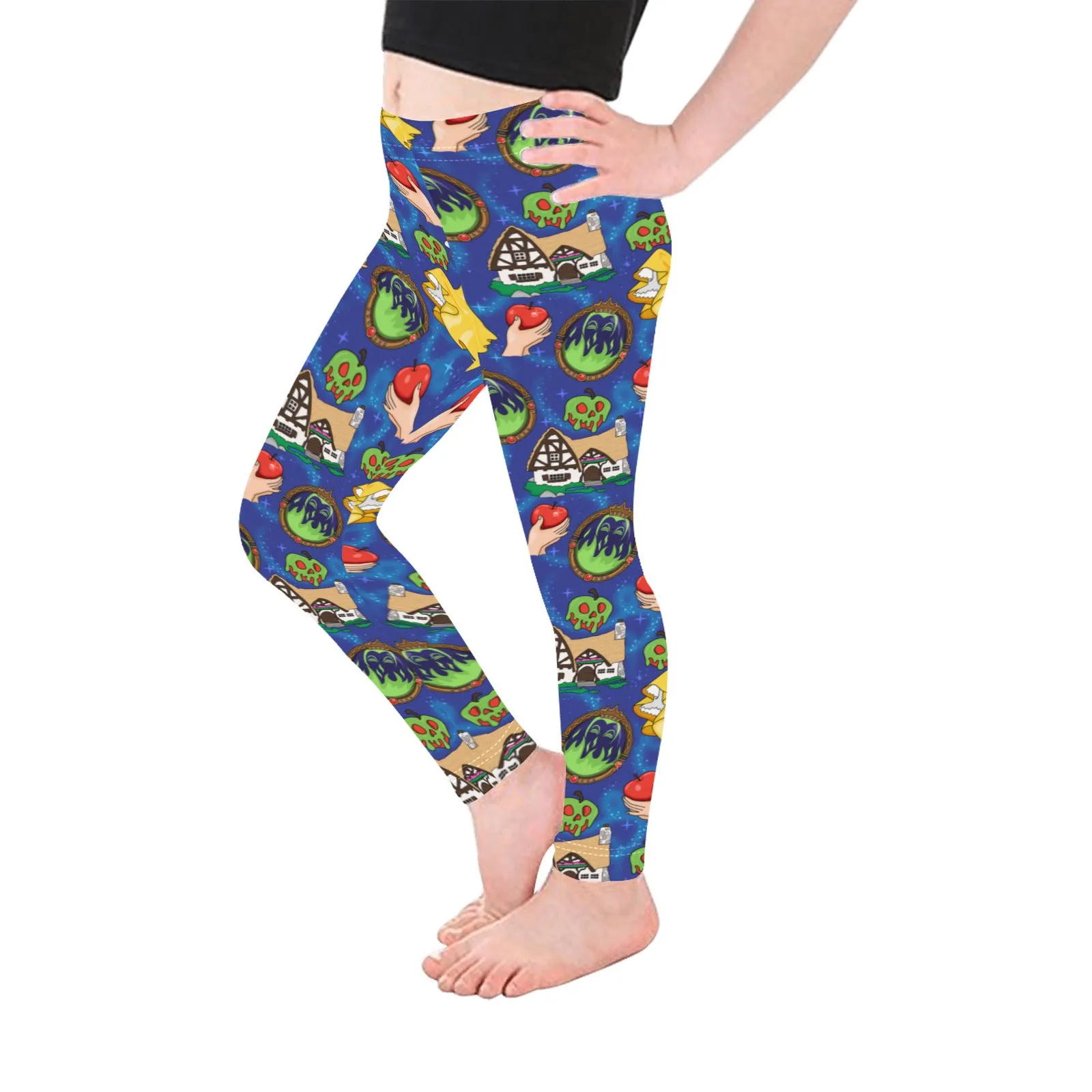 Disney Snow White Magic Mirror On The Wall Kid's Leggings