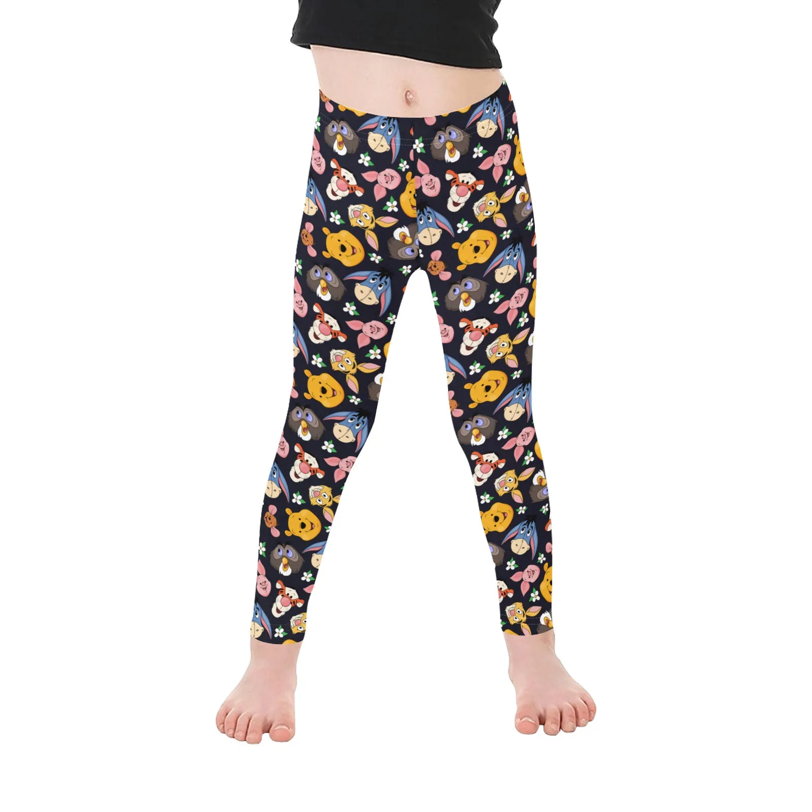 Disney Winnie The Pooh Hundred Acre Wood Friends Kid's Leggings