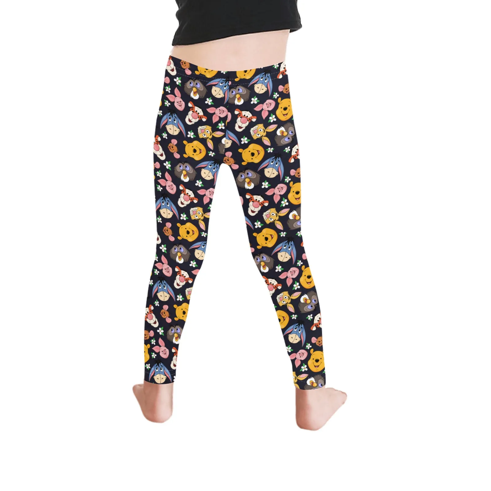 Disney Winnie The Pooh Hundred Acre Wood Friends Kid's Leggings