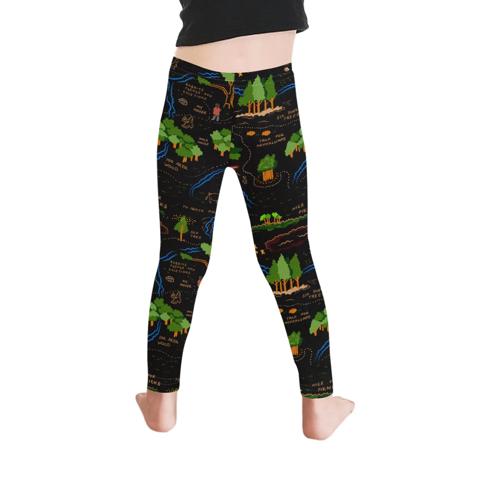 Disney Winnie The Pooh Hundred Acre Wood Kid's Leggings