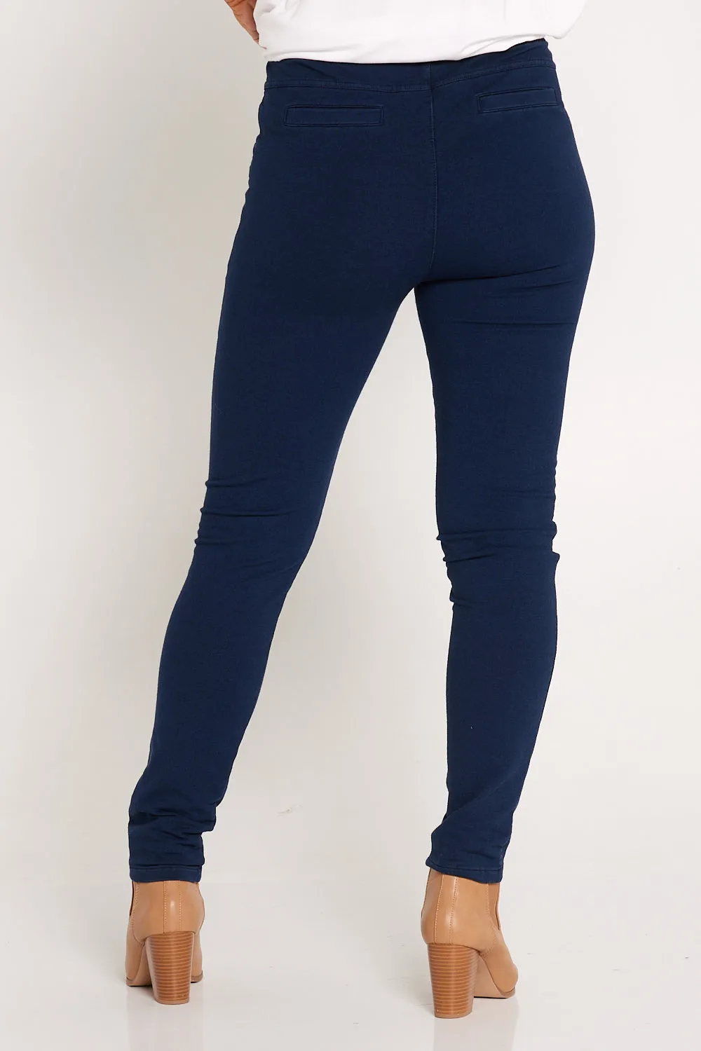 Dixon Pull On Jeggings - Denim