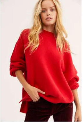 Easy Street Tunic - Cherry