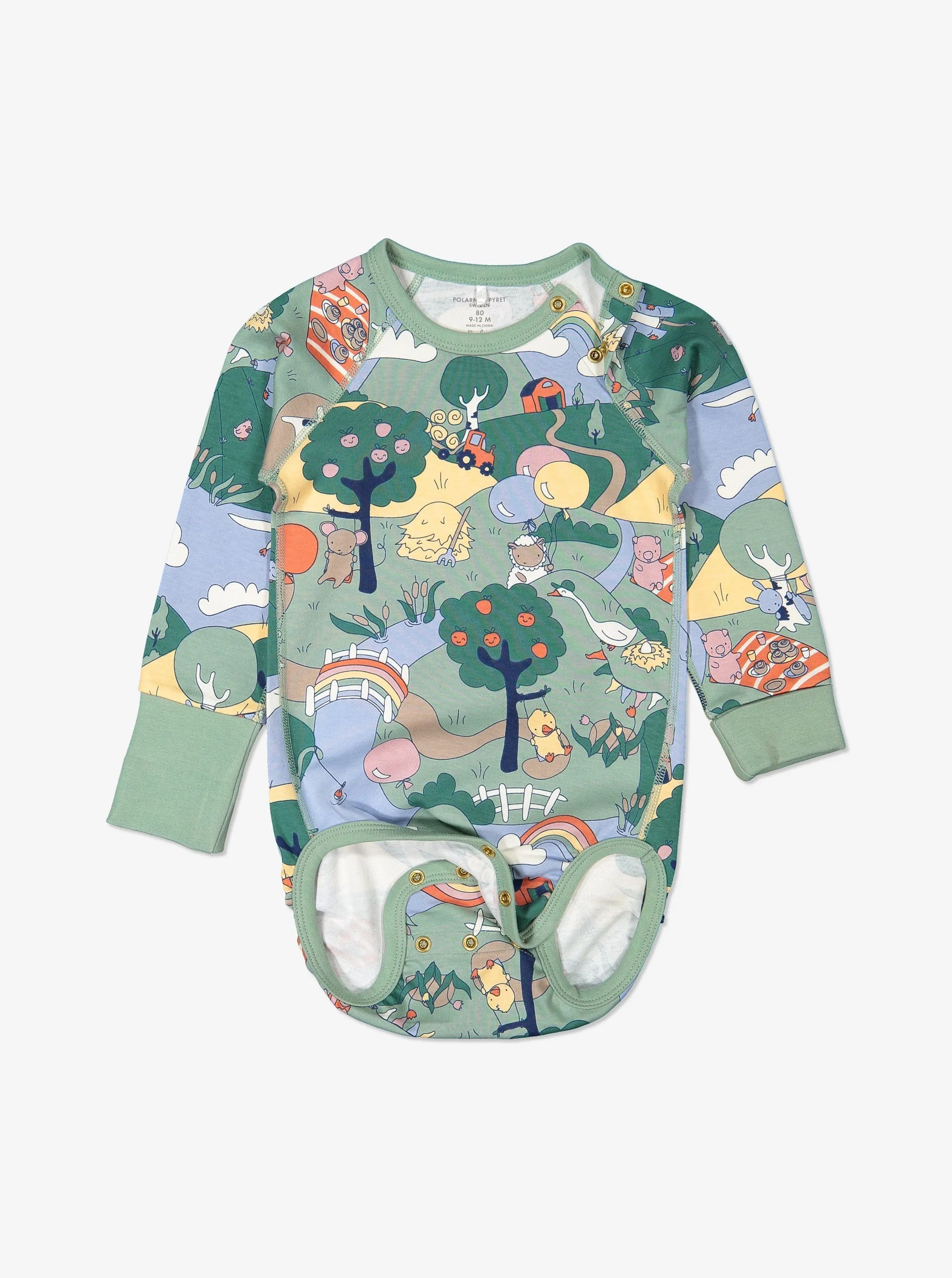 Farmyard Print Babygrow