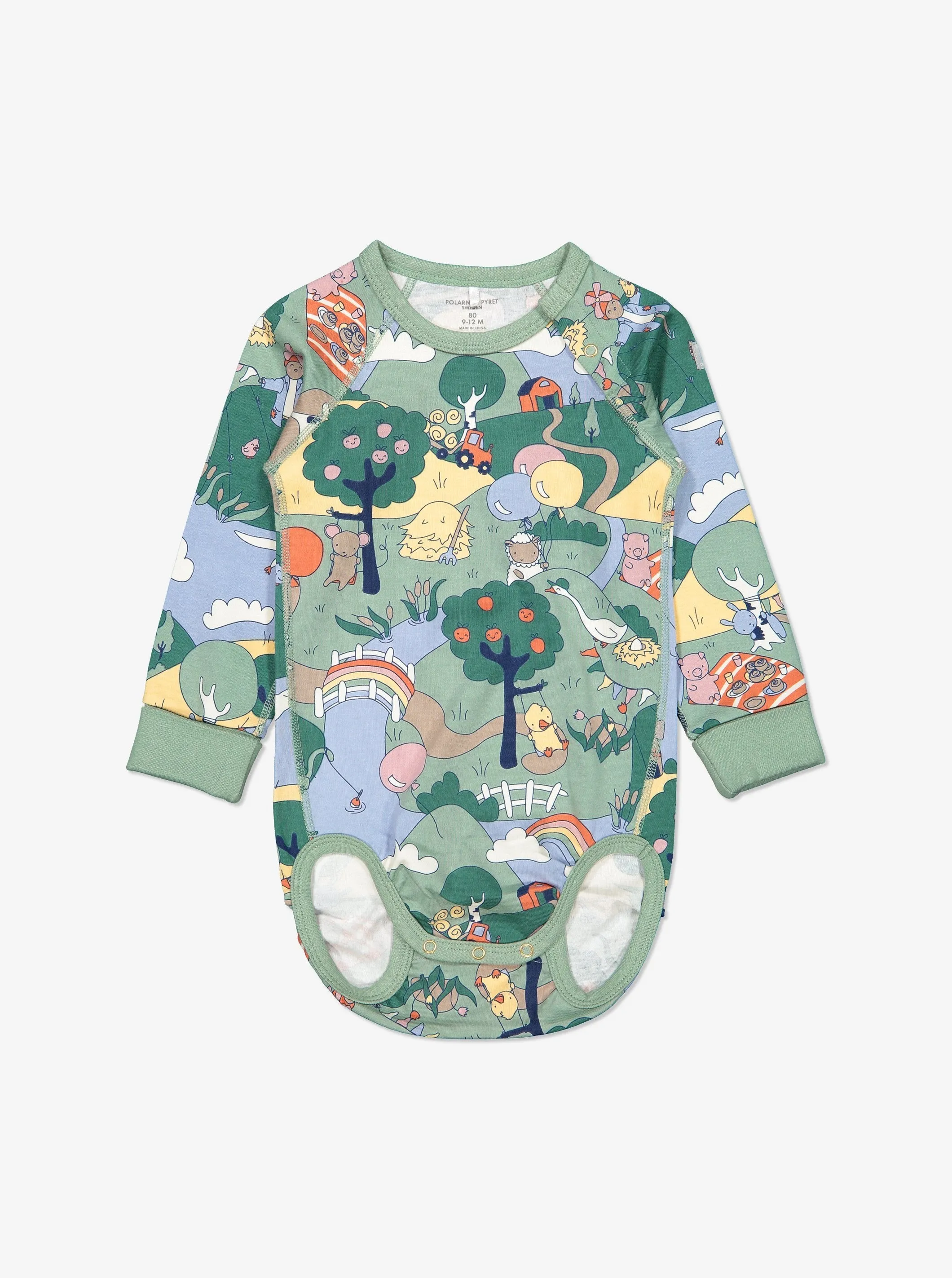 Farmyard Print Babygrow