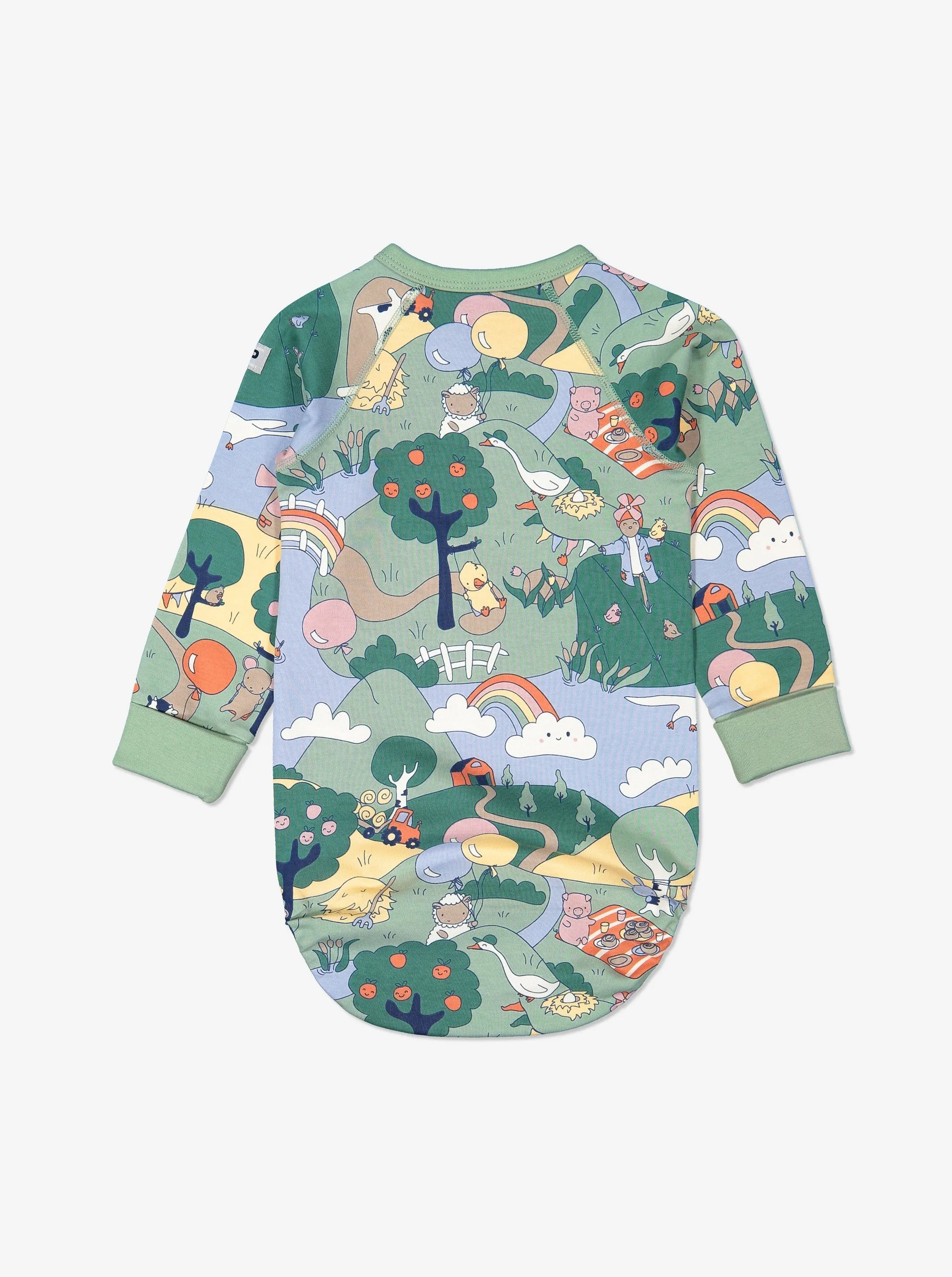 Farmyard Print Babygrow