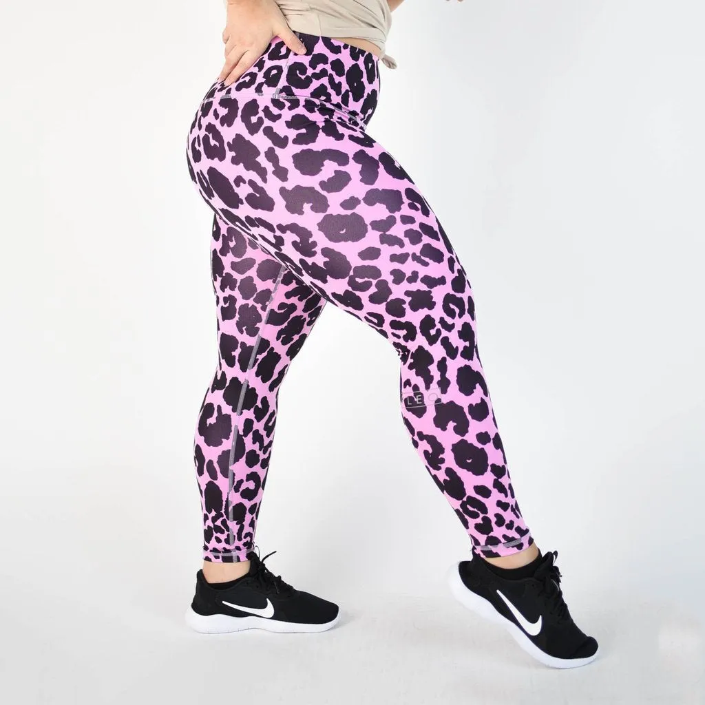 FLEO El Toro 25" Orchid Leopard x Des B Leggings (Romey Free)