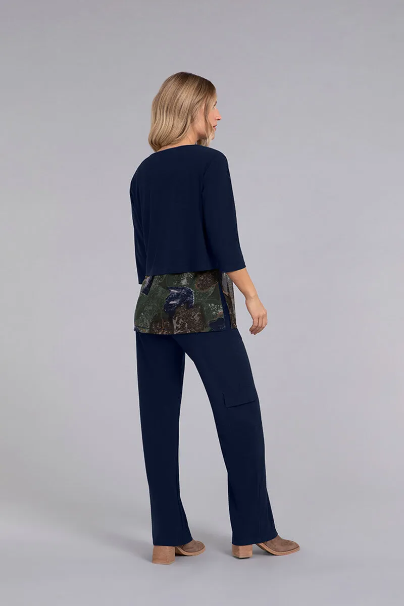 Go To Cropped T | Navy