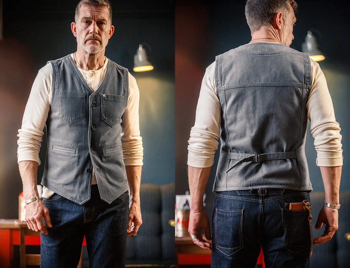 Grey Lincoln Waistcoat / Vest