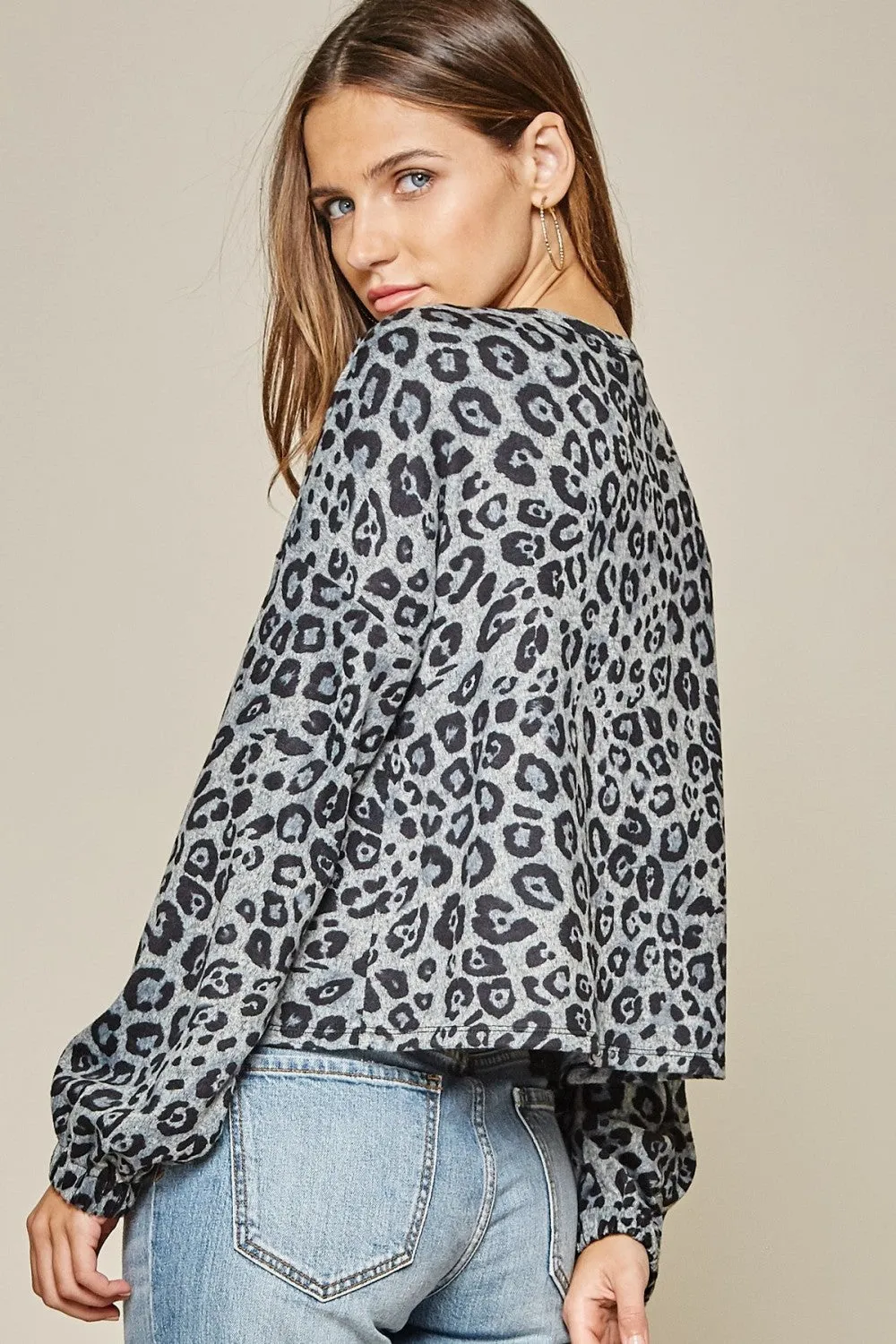 Gypsy Soul Embroidered Leopard Top