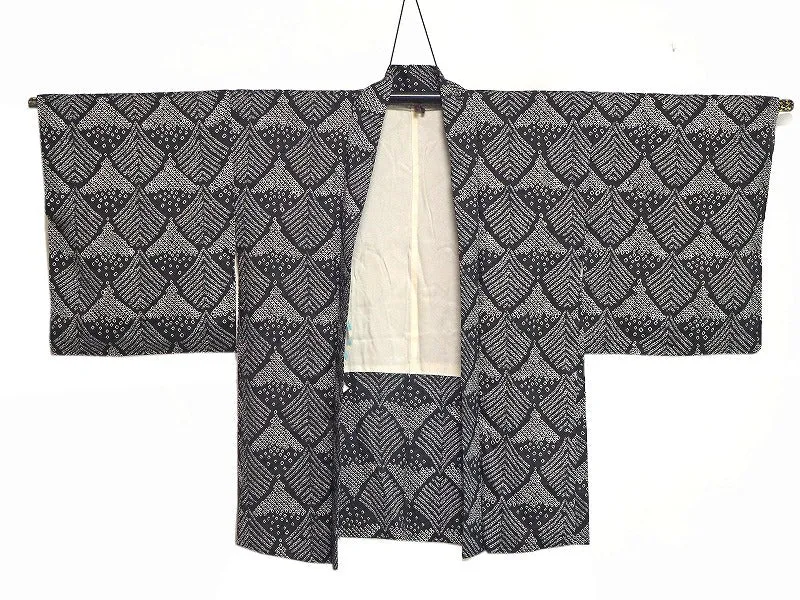 ha0017 haori - haorijJacket -   Japanese vintage jacket silk