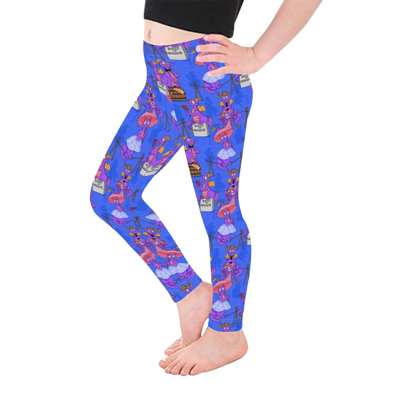 Haunted Mansion Figment Kid's Leggings