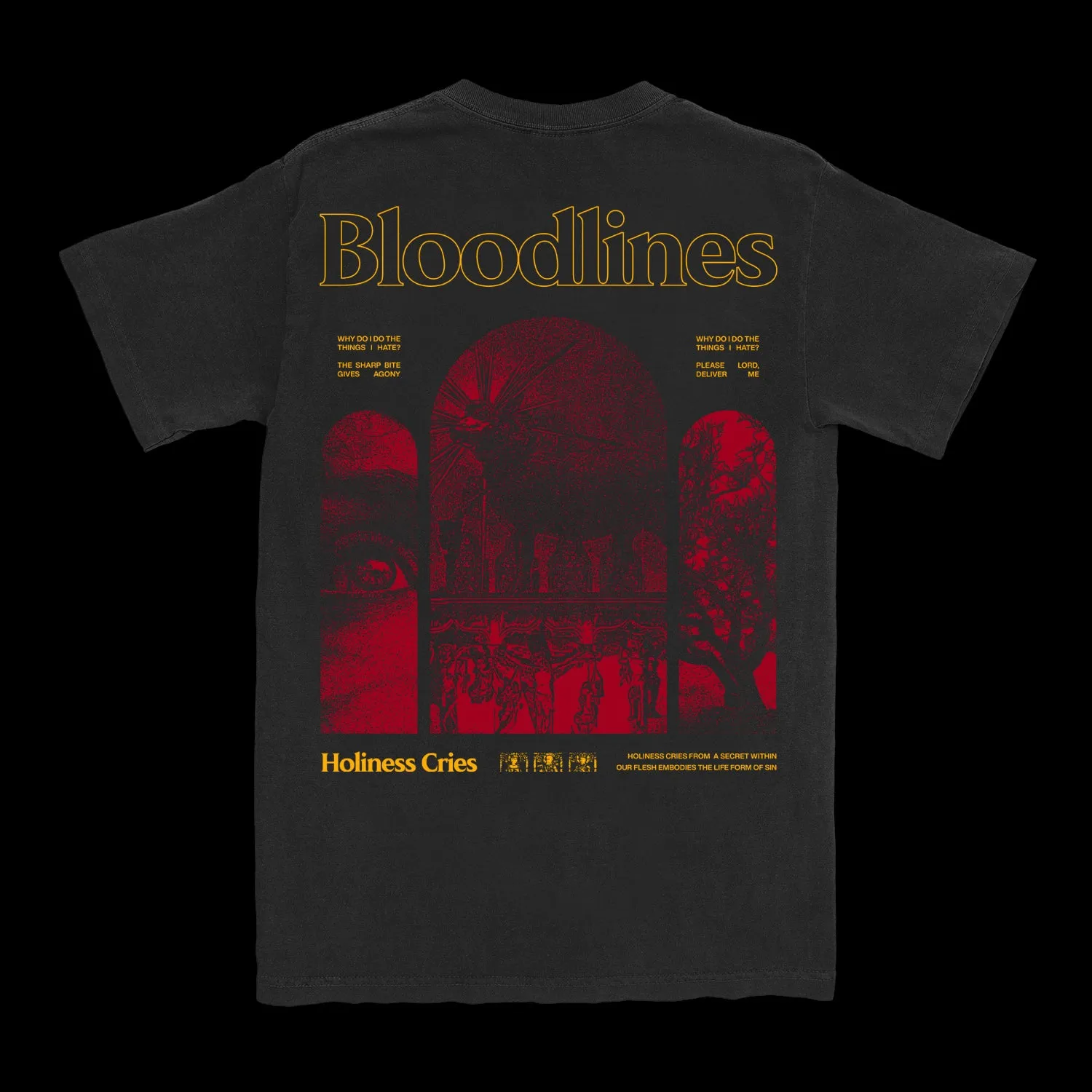 Holiness Cries - Black Tee