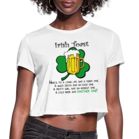 Irish Toast Women's Cropped T-Shirt