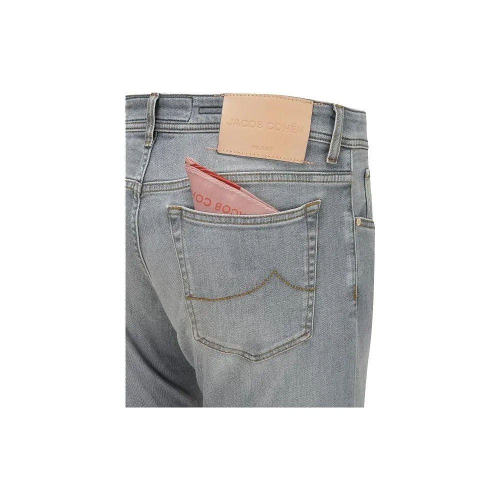 Jacob Cohen Sleek Slim Fit Grey Denim