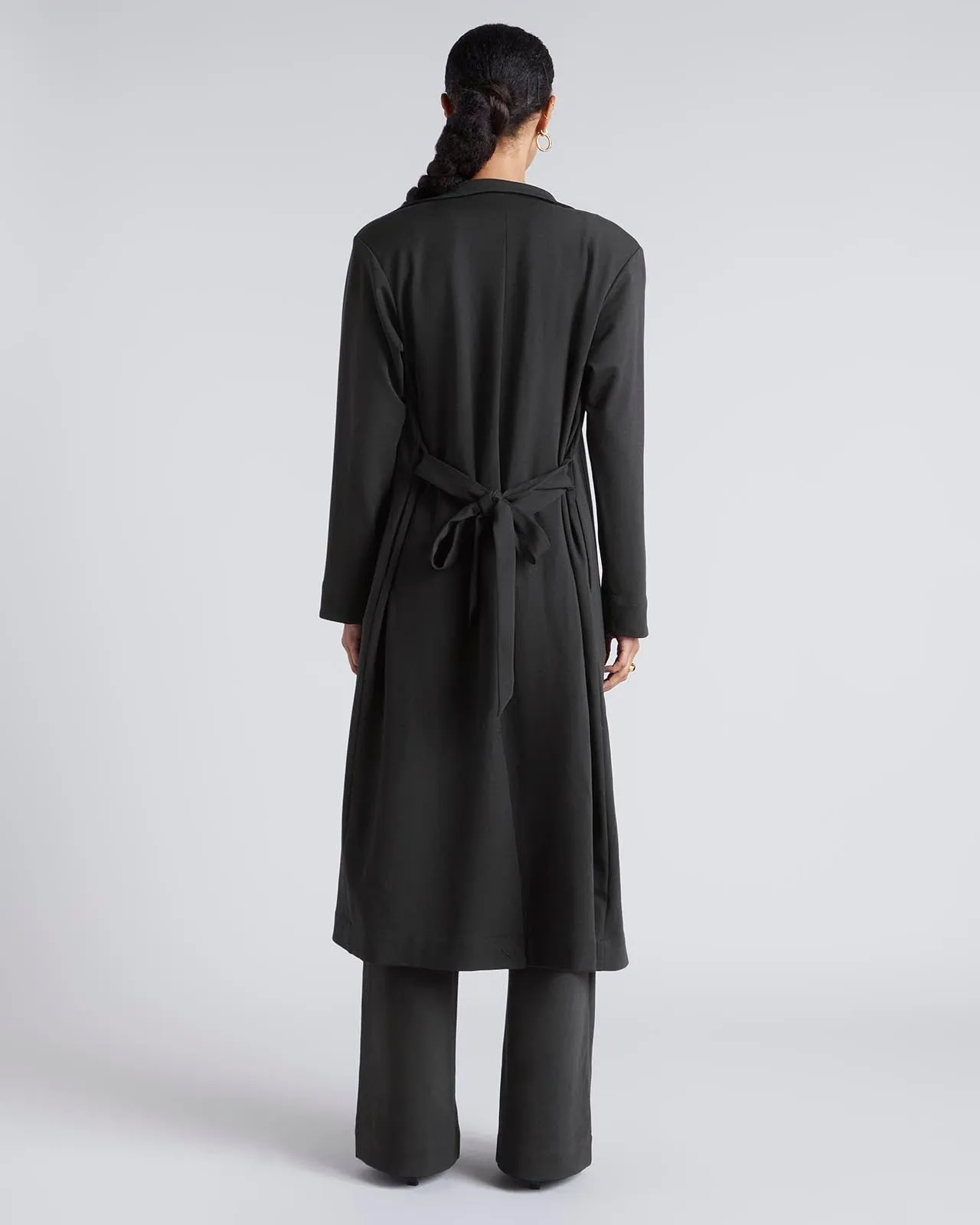 Kate Young x Splendid Wool Blend Wrap Coat