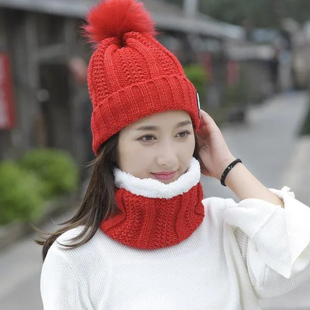 Knitted Warm wool thick Scarf