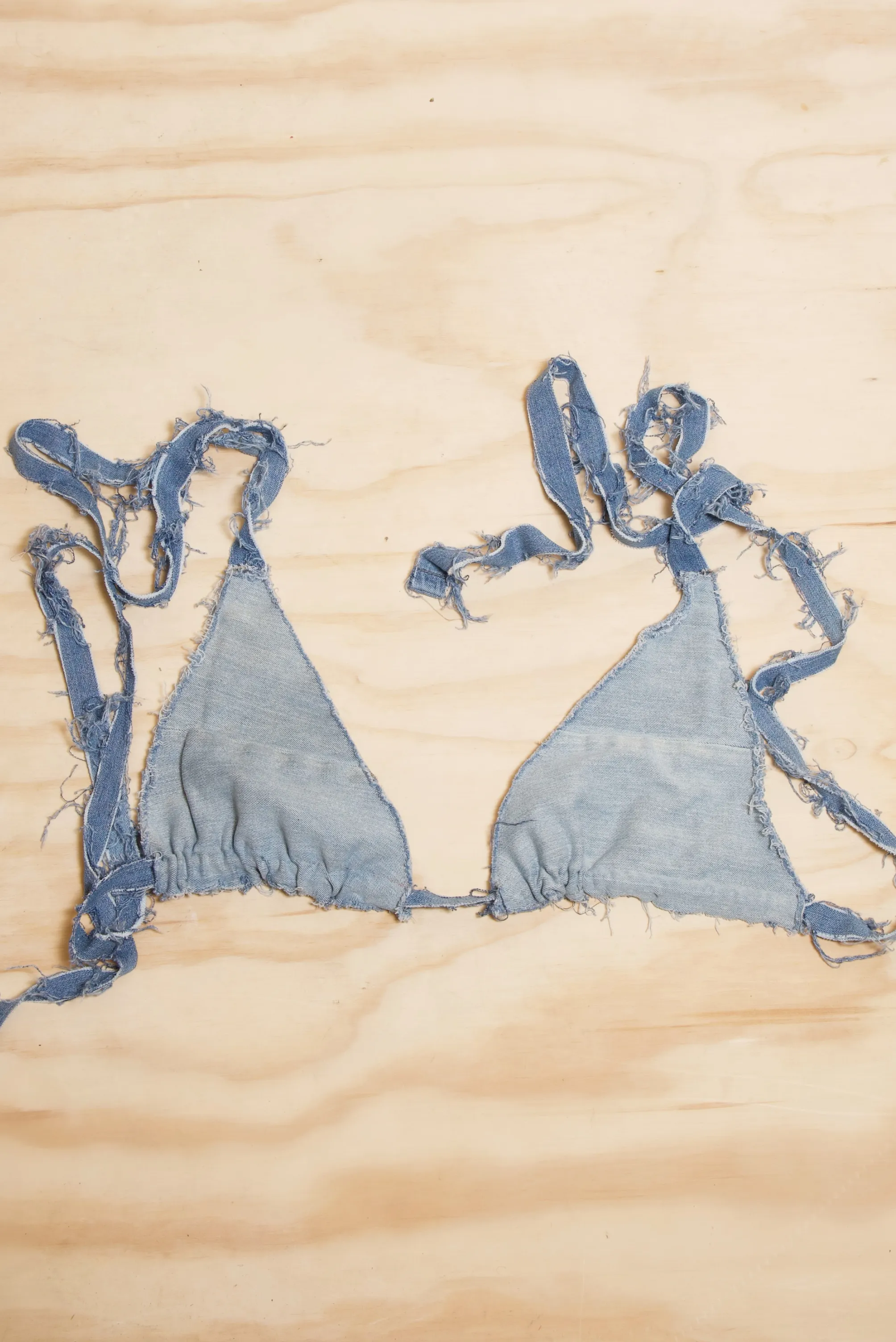 Light Denim bralette (Medium)