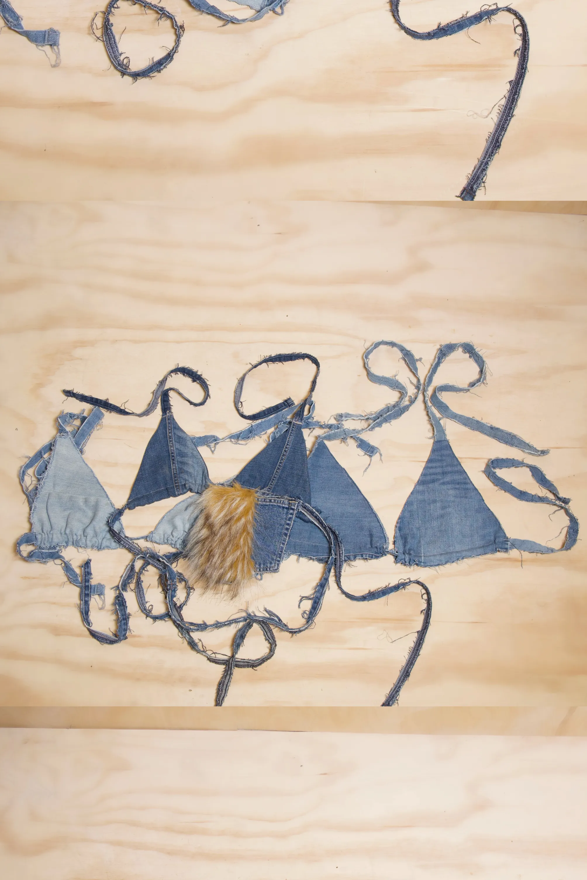 Light Denim bralette (Medium)