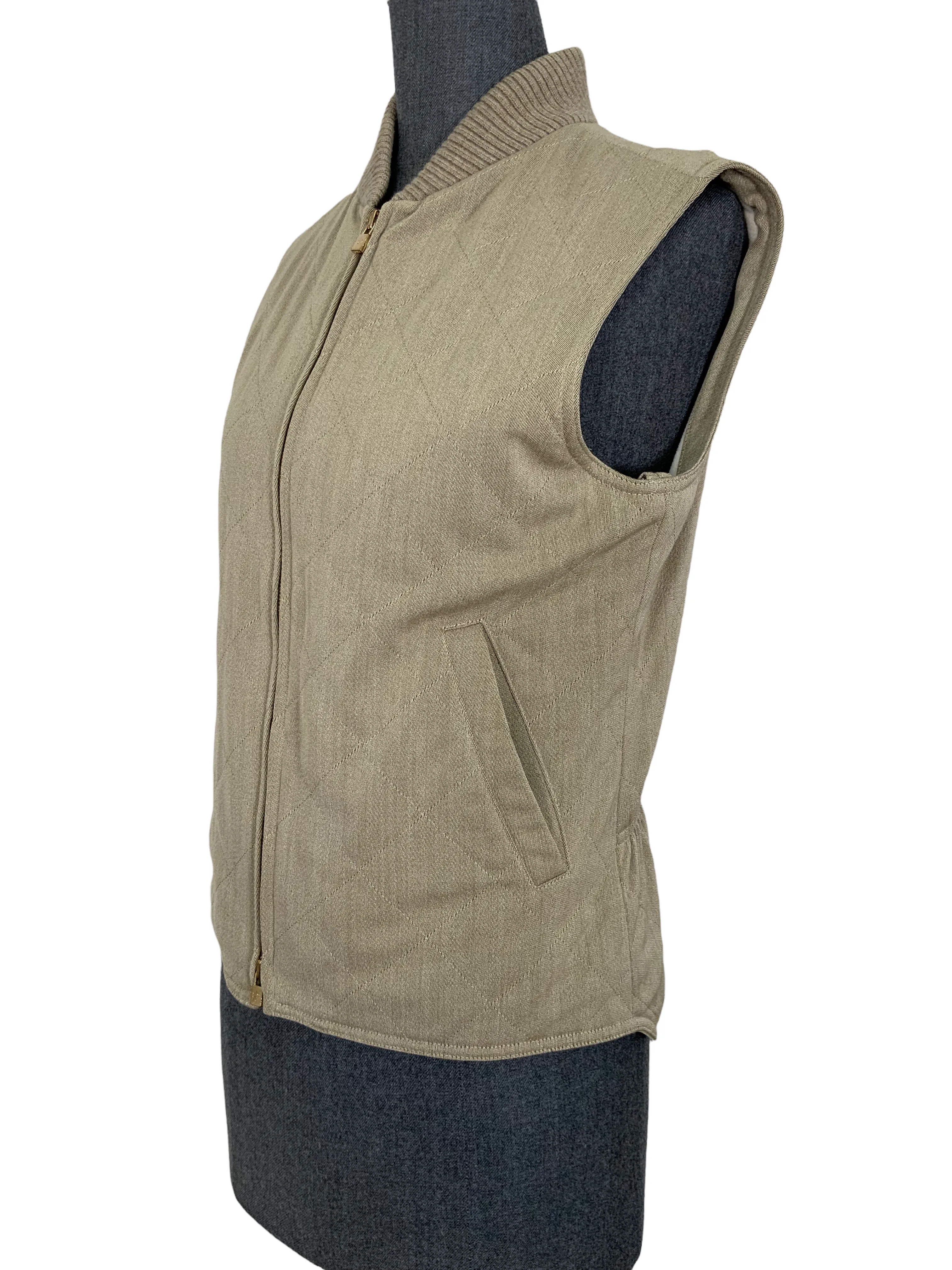 Loro Piana Storm System Quilted Vest Size S