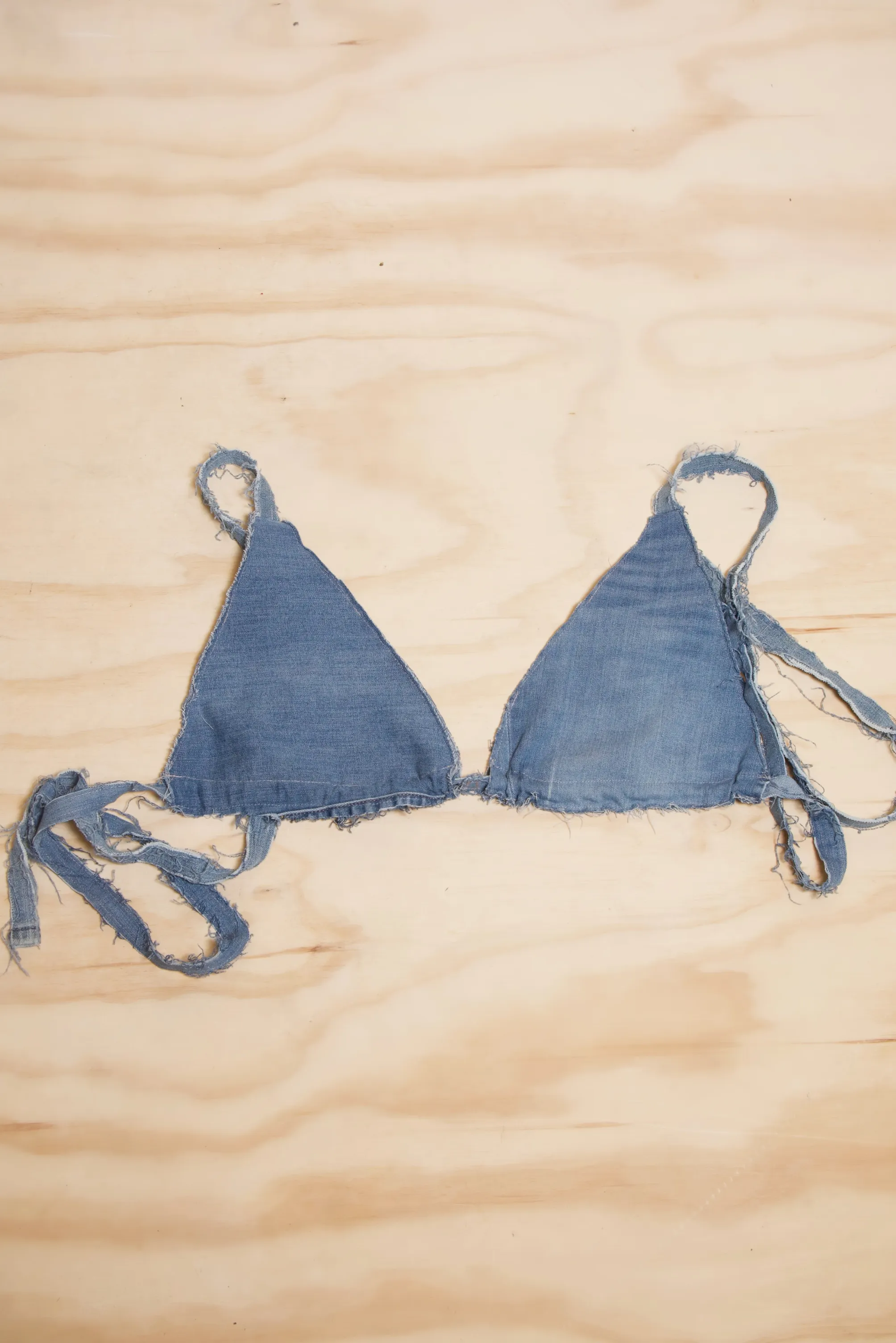 Medium light Denim bralette (Large)