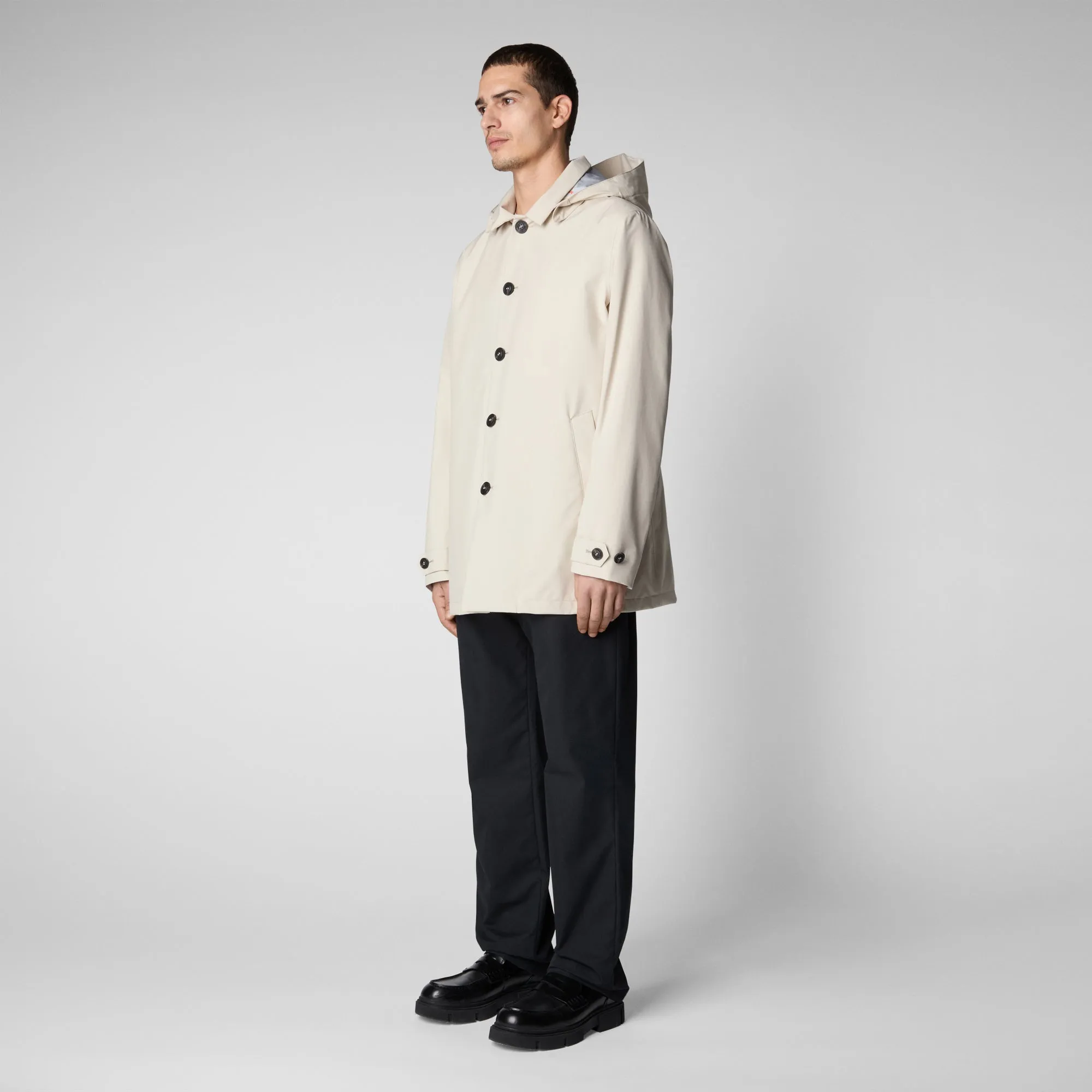 Men's Benjamin Coat in Shore Beige