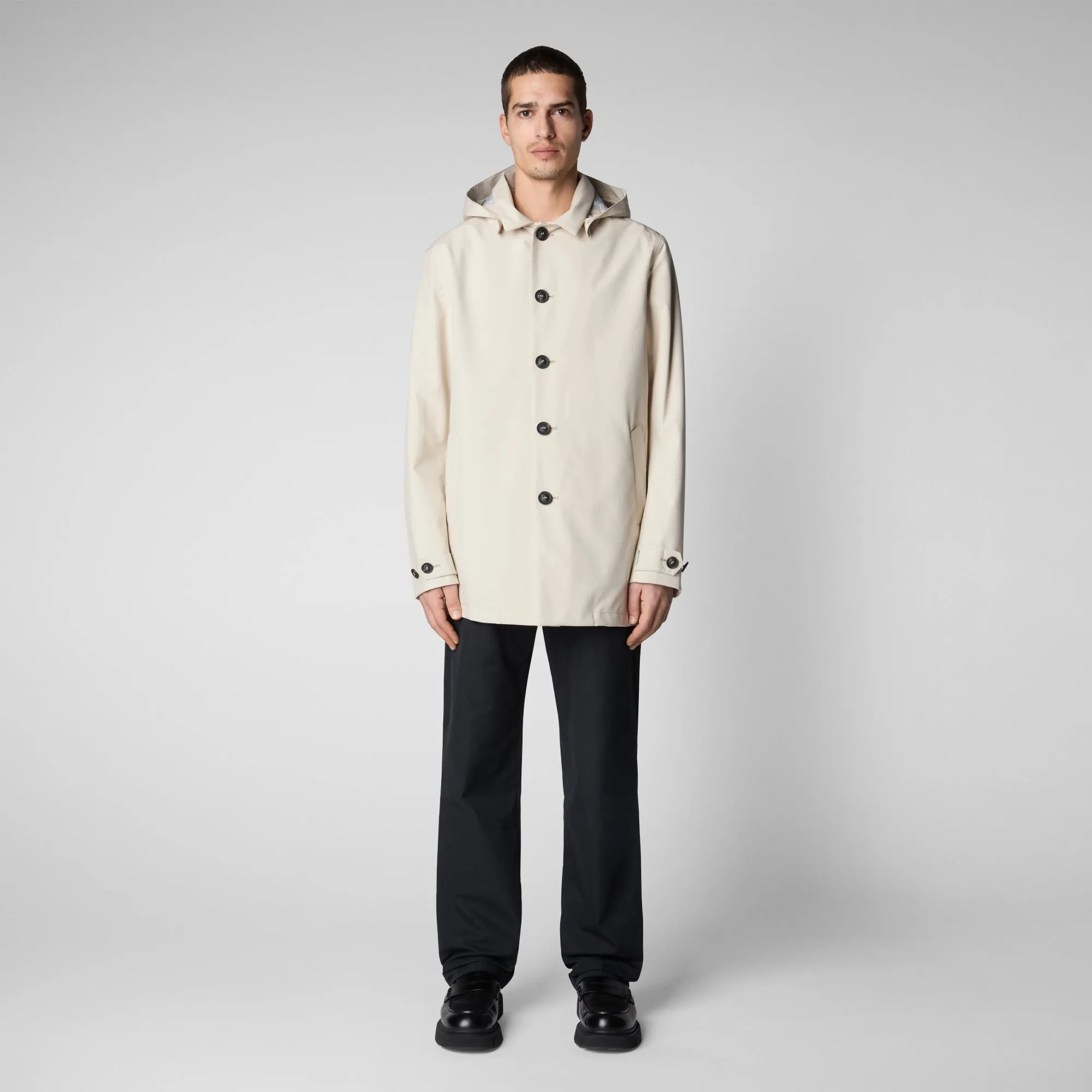 Men's Benjamin Coat in Shore Beige