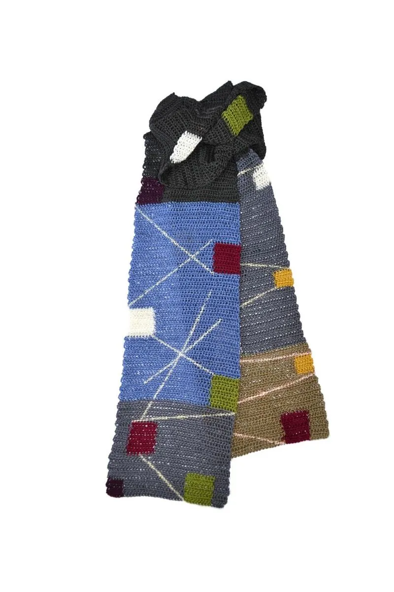 Mondrian Pima Cotton Scarf