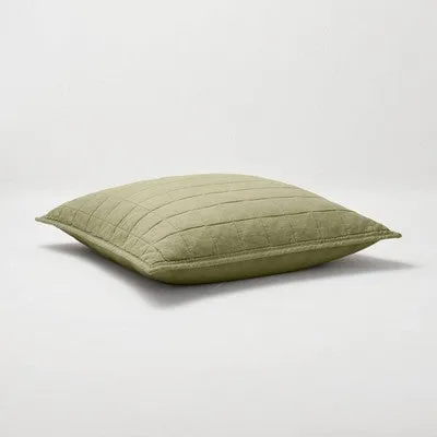 New - Casaluna Pillow Sham Linen-Blend OEKO-TEX Minimalist