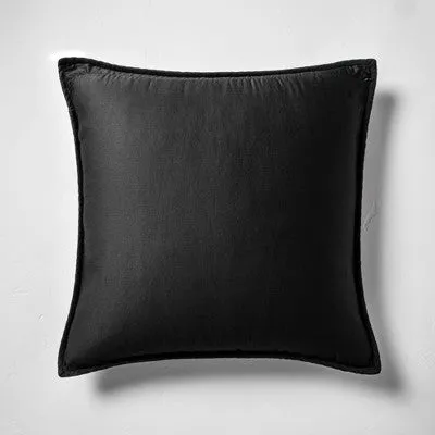 New - Casaluna Pillow Sham Linen-Blend OEKO-TEX Minimalist