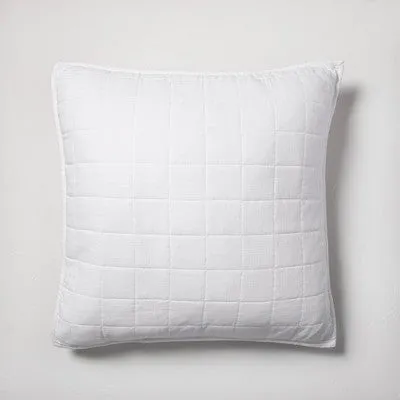 New - Casaluna Pillow Sham Linen-Blend OEKO-TEX Minimalist