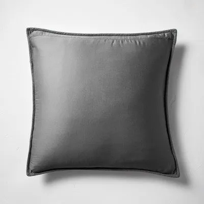 New - Casaluna Pillow Sham Linen-Blend OEKO-TEX Minimalist