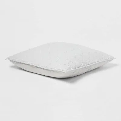 New - Threshold Pillow Sham Cotton-Linen Blend Diamond Stitch