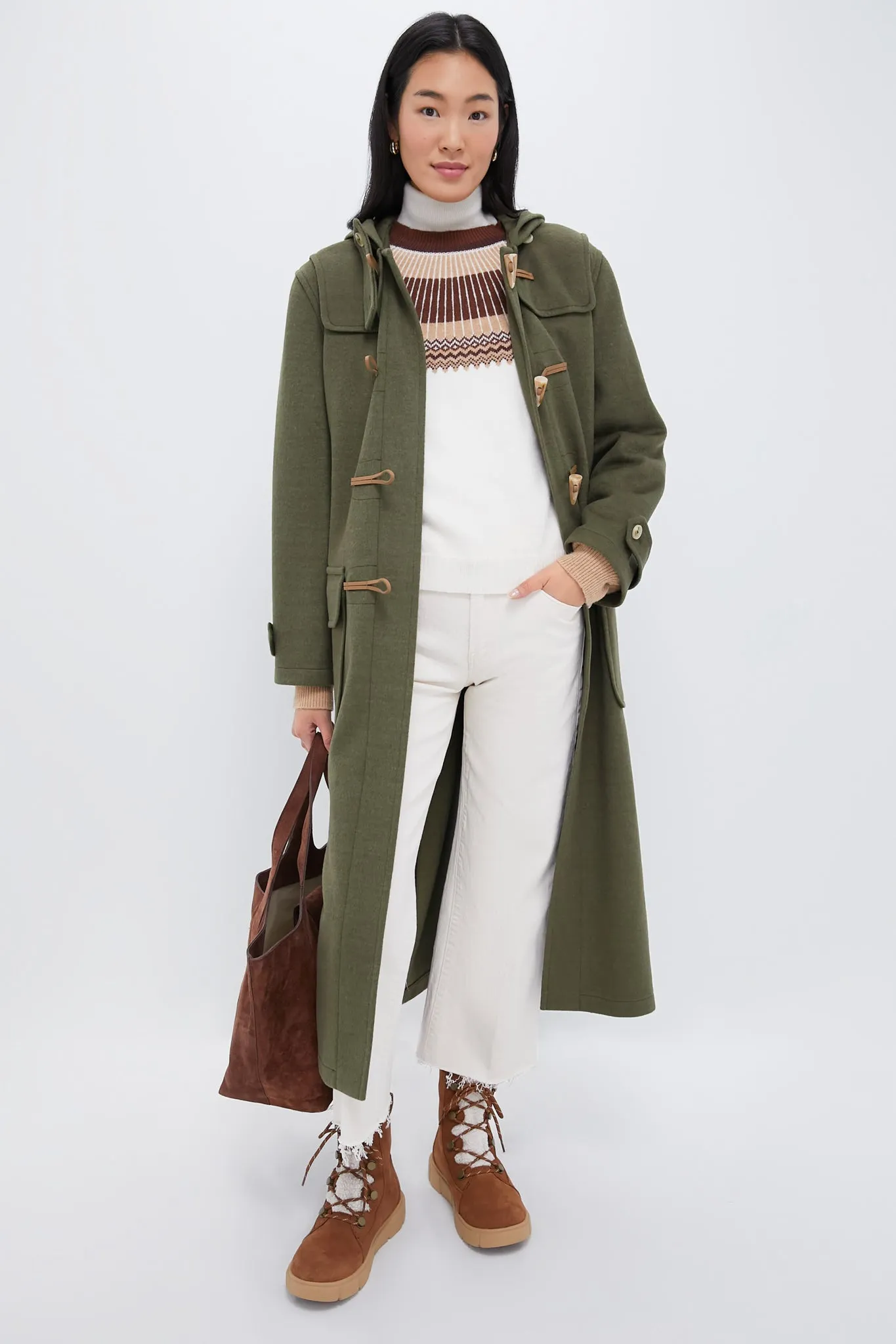 Olive Green Arthur Toggle Coat