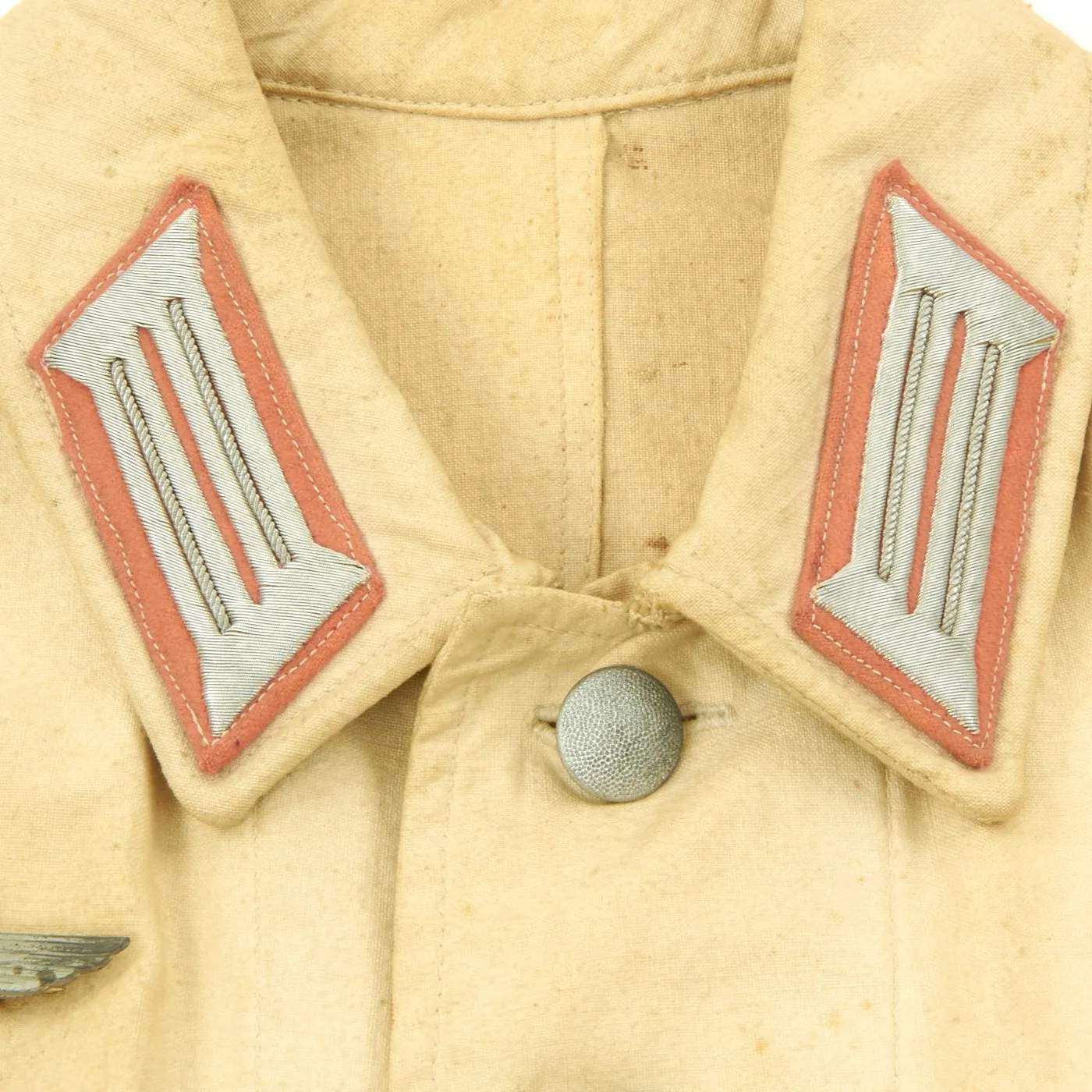 Original German WWII Panzer Summer Lieutenant Tunic