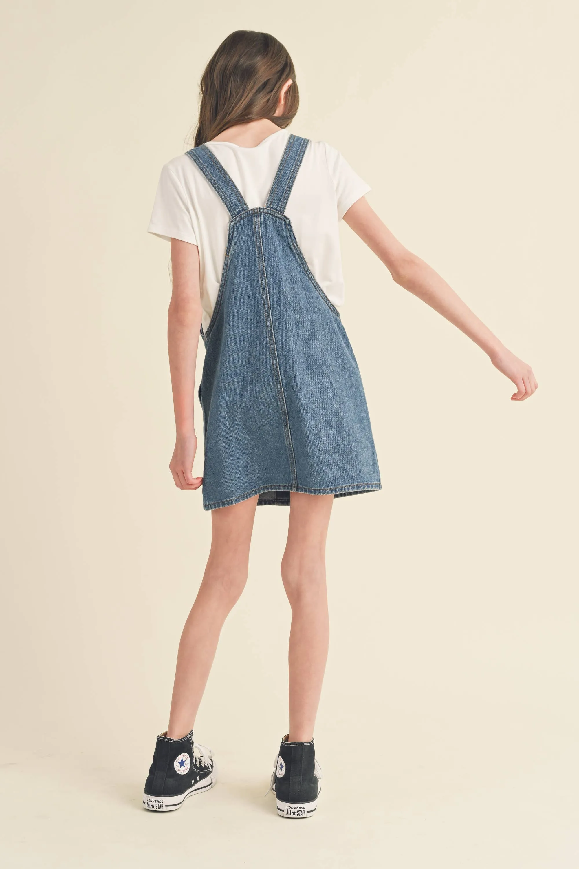 Overall Dress- Denim