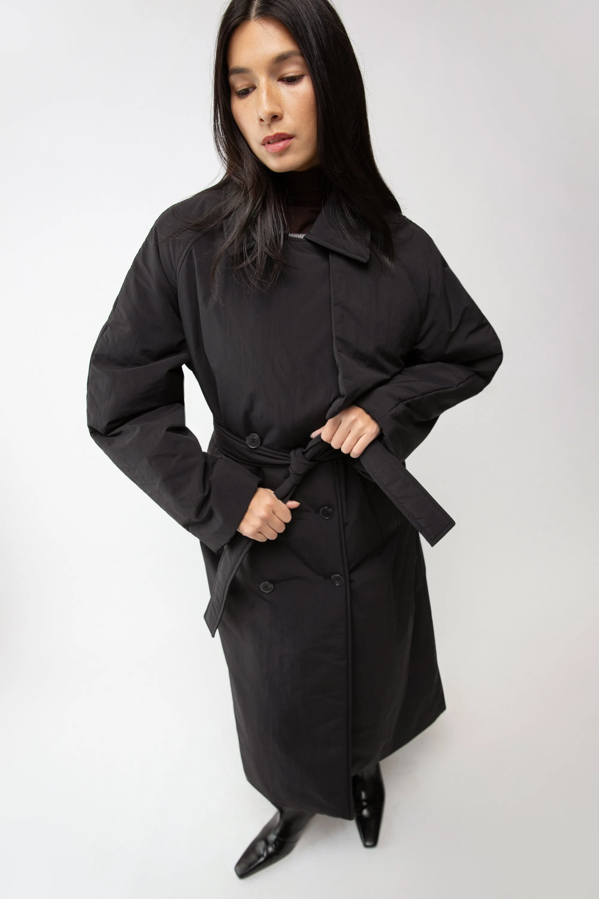 OVERSIZED PUFFER TRENCH COAT