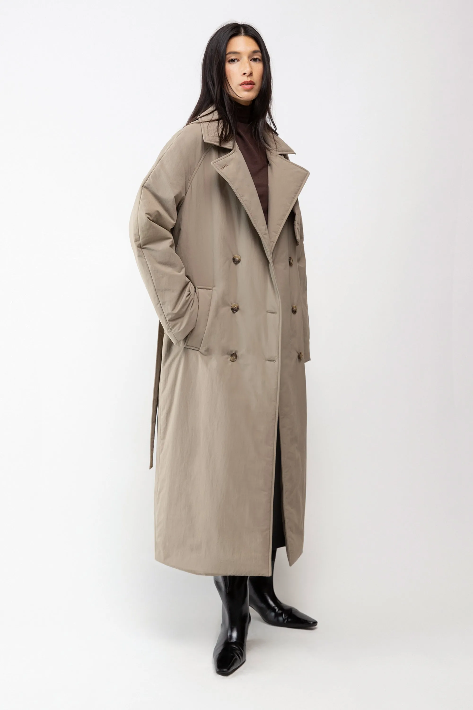 OVERSIZED PUFFER TRENCH COAT