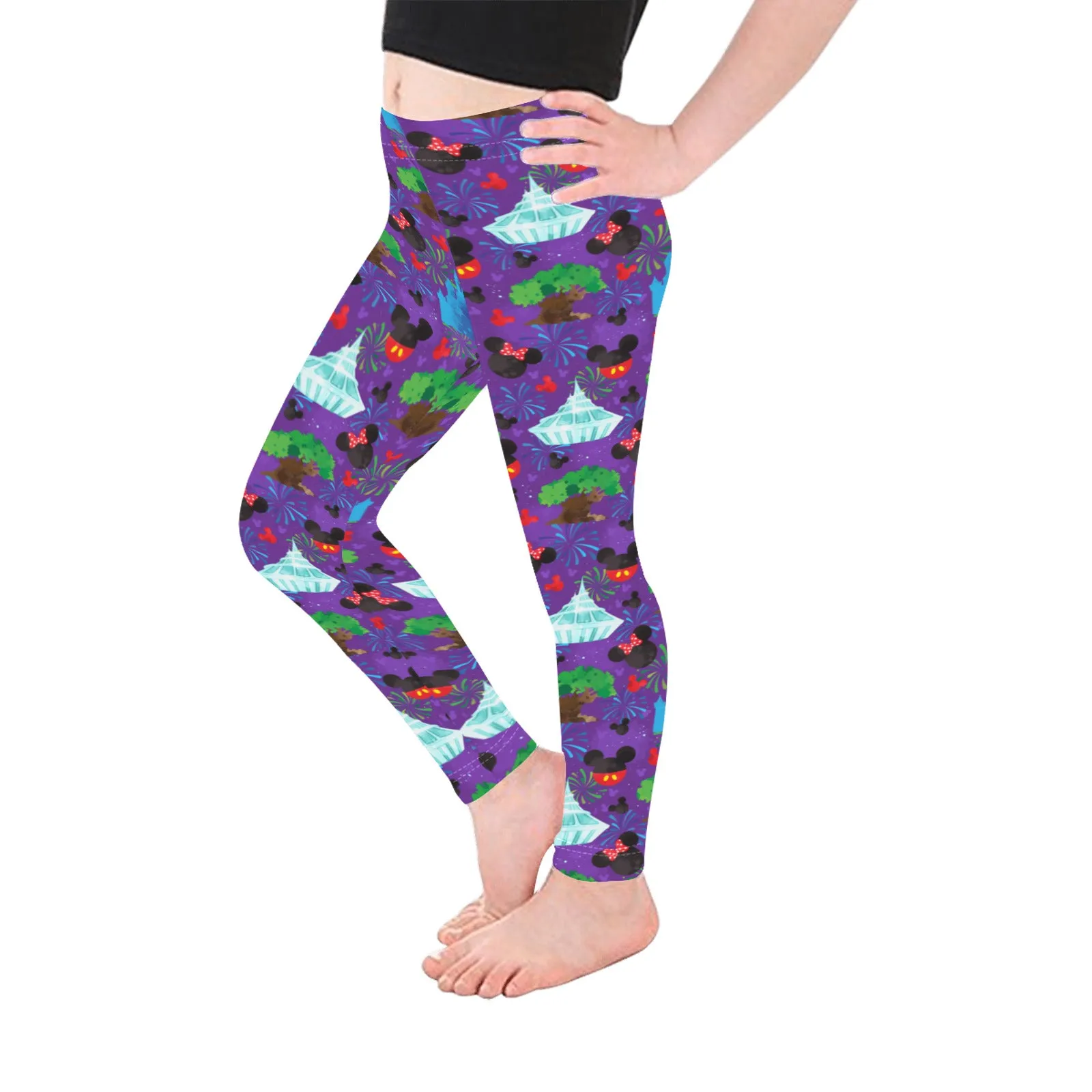 Park Hopper Fireworks Kid's Leggings