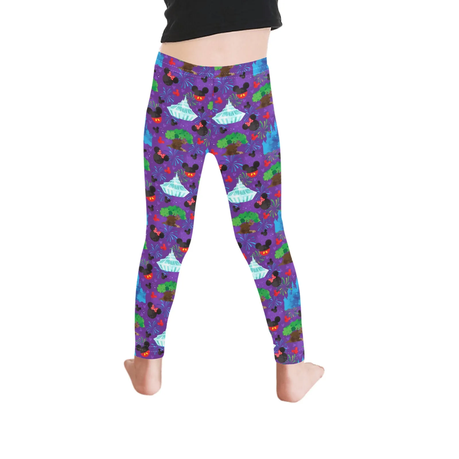 Park Hopper Fireworks Kid's Leggings