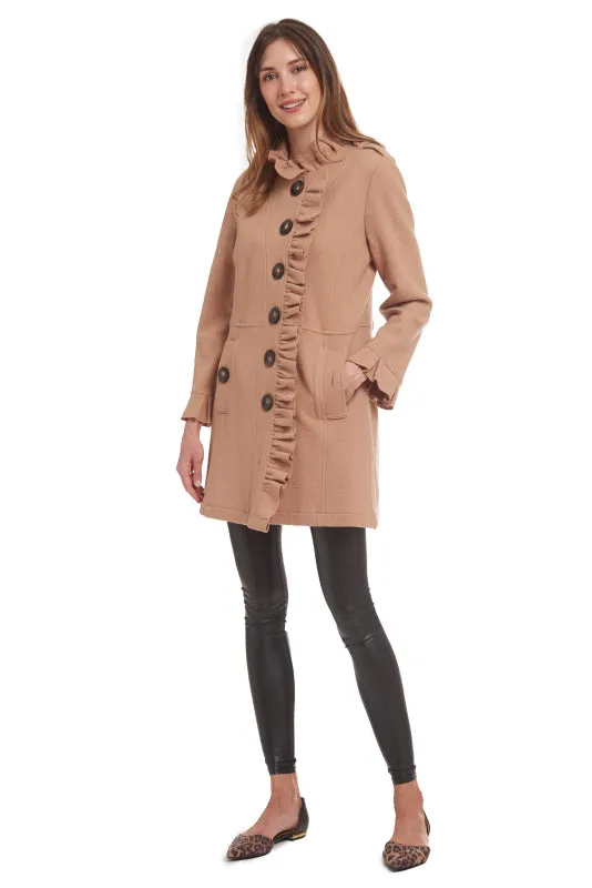 Patty Kim Claudia Wool Coat - Camel