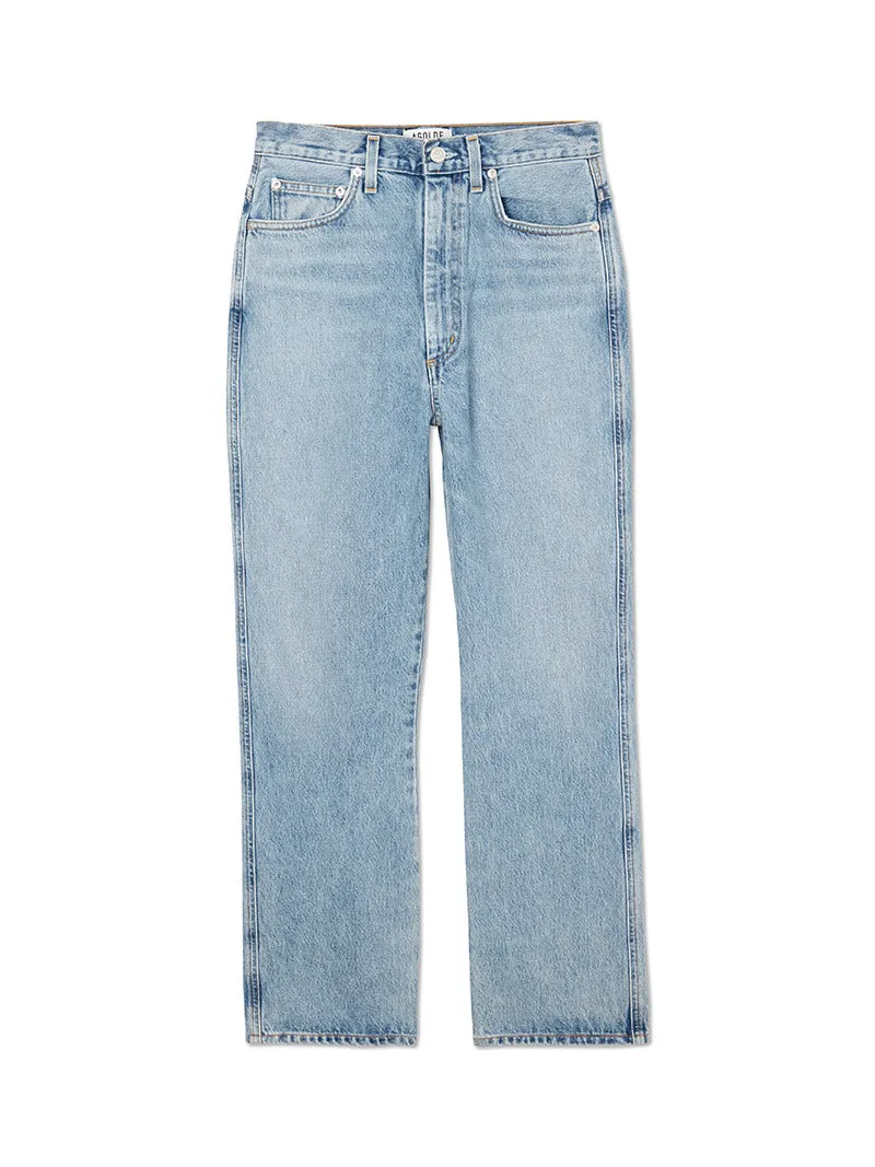 Pinch Waist High Rise Kick Flare Jeans