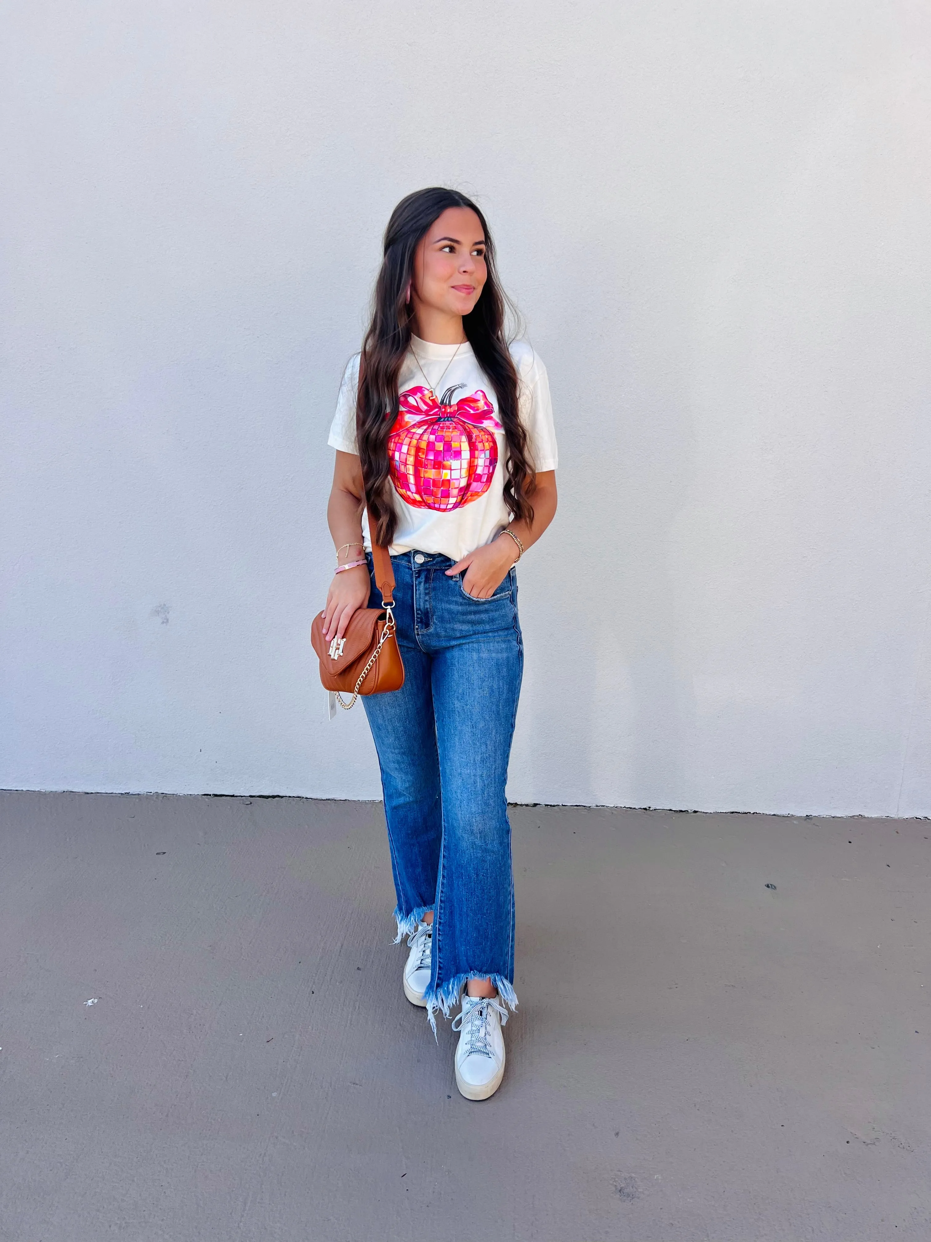 Pink Disco Pumpkin Tee