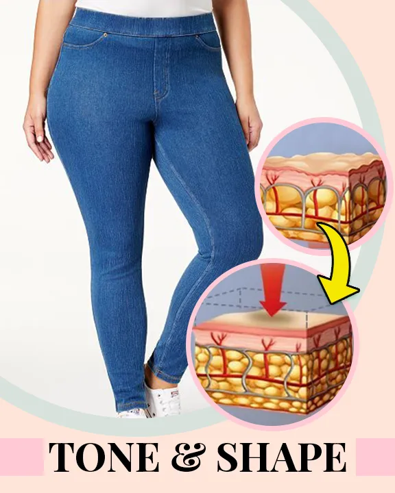 Plus Size Toning Jeans Leggings