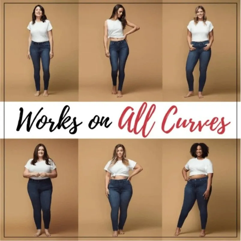 Plus Size Toning Jeans Leggings